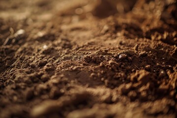 Preparing soil for planting plants