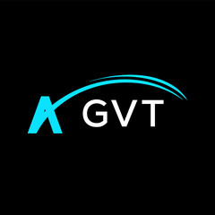 GVT creative minimalist letter logo.	