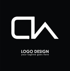 CW CW Logo Design, Creative Minimal Letter CW CW Monogram