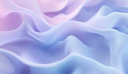 Obraz premium Abstract Pastel Waves Background with Soft Lavender and Pink Hues