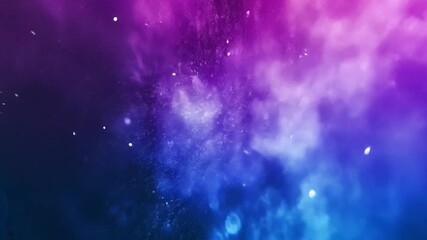 Vibrant abstract cosmic background with glowing stars, soft bokeh effects, and deep colors creating a dreamy and ethereal atmosphere for creative designs