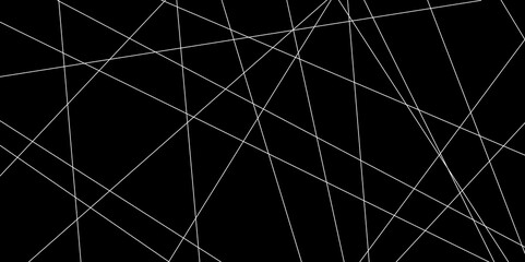 Abstract line background. abstract white lines with black background creative and geometric shape with black luxury pattern and paper texture design in illustration with white line background.