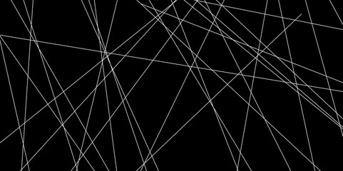 Abstract line background. abstract white lines with black background creative and geometric shape with black luxury pattern and paper texture design in illustration with white line background.