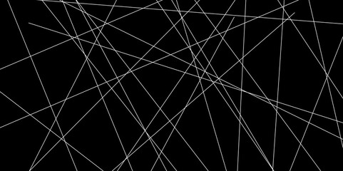 Abstract line background. abstract white lines with black background creative and geometric shape with black luxury pattern and paper texture design in illustration with white line background.