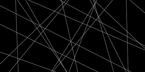 Abstract line background. abstract white lines with black background creative and geometric shape with black luxury pattern and paper texture design in illustration with white line background.