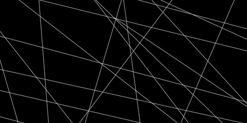 Abstract line background. abstract white lines with black background creative and geometric shape with black luxury pattern and paper texture design in illustration with white line background.