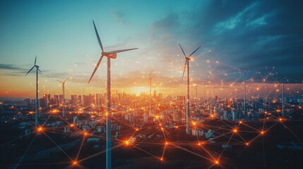 Wind Turbines and Smart Grid in Modern Urban Landscape
