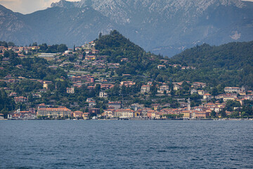Alpine Slopes Descend to Lake Como Shores