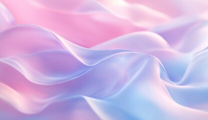 Fototapeta premium Abstract Silk Fabric Background with Pastel Colors and Wavy Pattern Texture