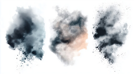 Fototapeta premium black and white paint