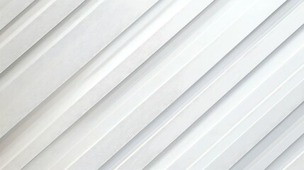 Fototapeta premium Dynamic White Diagonal Pattern Background with Minimalist Clean Lines for Modern Design Projects