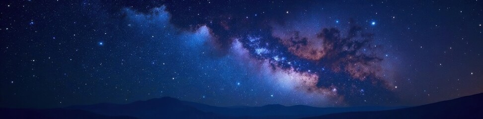 Celestial scene with twinkling stars against a dark canvas , darkness, celestial