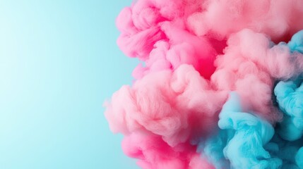 Fototapeta premium Vibrant smoke explosion studio photography colorful close-up creative concept
