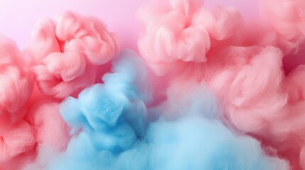 Fototapeta premium Vibrant smoke art abstract digital artwork for creative expression