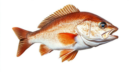 Obraz premium redfish on a white background