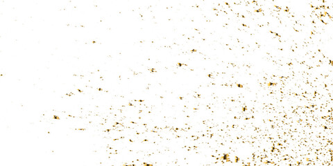 Abstract gold Foil splatter glitter Golden stroke on transparent background. zigzag ,ribbon,