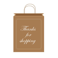 vector illustration of a shopping bag with sale sign