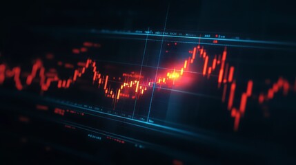 Navigating the Financial Rollercoaster: A dynamic visualization of market fluctuations, illustrating the volatility and complexity of the financial world. Explore the ups and downs of the market
