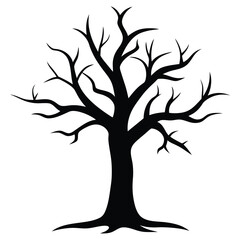 tree silhouette vector