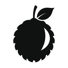 vector illustration of an apple