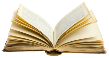 PNG Open book with pages turning reading publication literature.