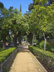 Parkeingang in Sevilla