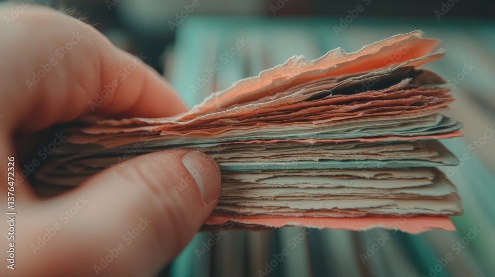 Poster Tactile Document Management Minimalist Workflow Optimization with Textured Paper Archiving - Analog Information Processing in Digital Transformation Era