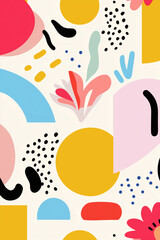 Fototapeta premium Abstract Floral Pattern