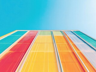 Climate Crisis Visualization Minimalist Gradient Heat Spectrum Mapping Innovative Environmental Data Analytics for Global Warming Awareness and Sustainable Strategic Planning