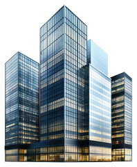Obraz premium PNG Group of buildings architecture skyscraper modern.