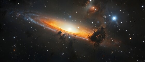 Fototapeta premium Spiral Galaxy Cosmic View