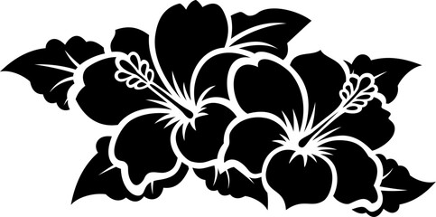 hisbiscus flowers vector