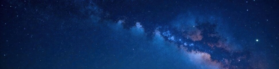 Obraz premium Sparkling starry night sky with numerous twinkling stars against a dark canvas , celestial, infinite