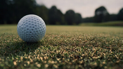 golf ball on grass