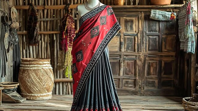 elegant odia sambalpuri saree video indian attire
