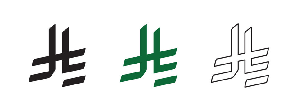 Riyal Symbol icon. Saudi Arabia official Riyal Sign. KSA Currency Symbol