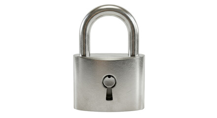 Naklejka premium Isolated Padlock with Keyhole