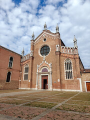The Madonna dell'Orto church in the Cannaregio area in Venice