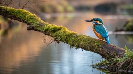 Kingfisher on the branch