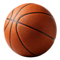 Basketball Isolated on Transparent Background, High-Detail
