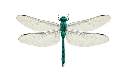Isolated Green Dragonfly © Paul