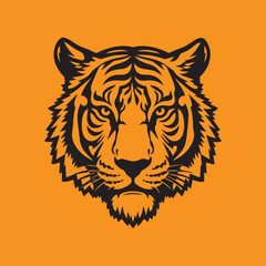 Fierce Tiger Mascot Vector Illustration Clipart