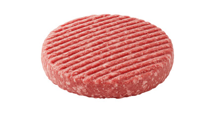Isolated burger meat