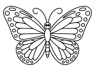 butterfly art vector illustration