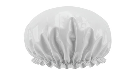 Isolated White Shower Cap