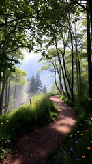 Fototapeta premium Enchanted Forest Pathway