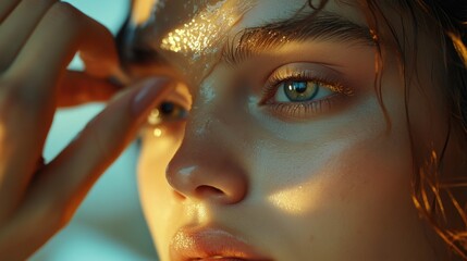 Professional Cosmetologist Applying Treatment Close Up, Facials with Natural Skincare Products, Skincare Procedures for Women