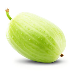 green honeydew isolated on transparent background