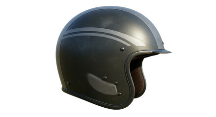 Isolated Retro Helmet