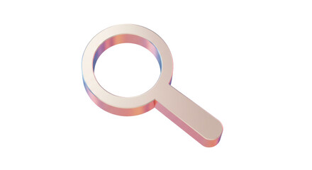 Isolated Shiny Magnifying Glass